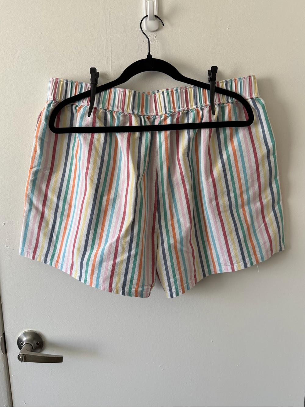 Dressed in LALA Striped Boxer Style Shorts - 2X - Picture 2 of 4